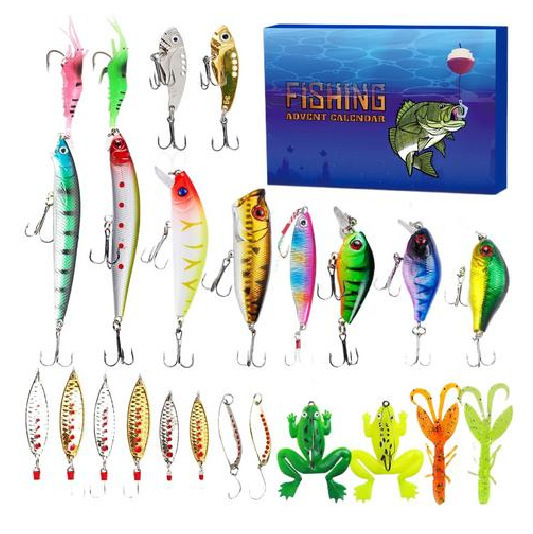 Title 6, 24-day Fishing Lure Advent Calendar