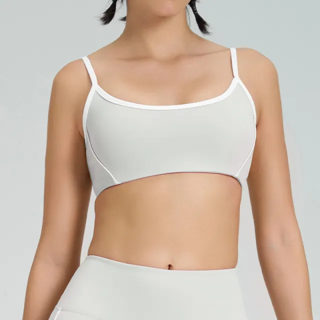 Sports Underwear Spaghetti Strap Tight Shockproof Outdoor Fitness Light Lime - Shop at LoveMi