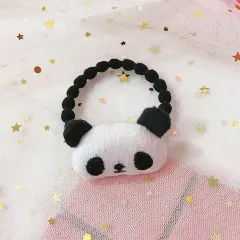 Cute Panda Barrettes Hair Ring Fashion Ornament - Lesser Panda Hair Bands - View 1