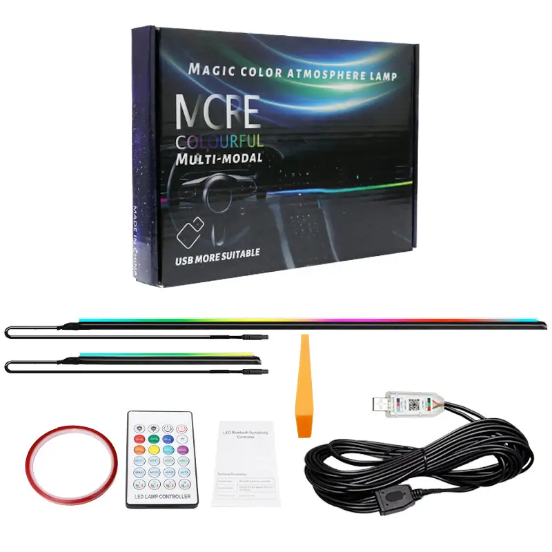 Magic Color Modified LED Acrylic Central Control Ambience Light USB Installation-free
