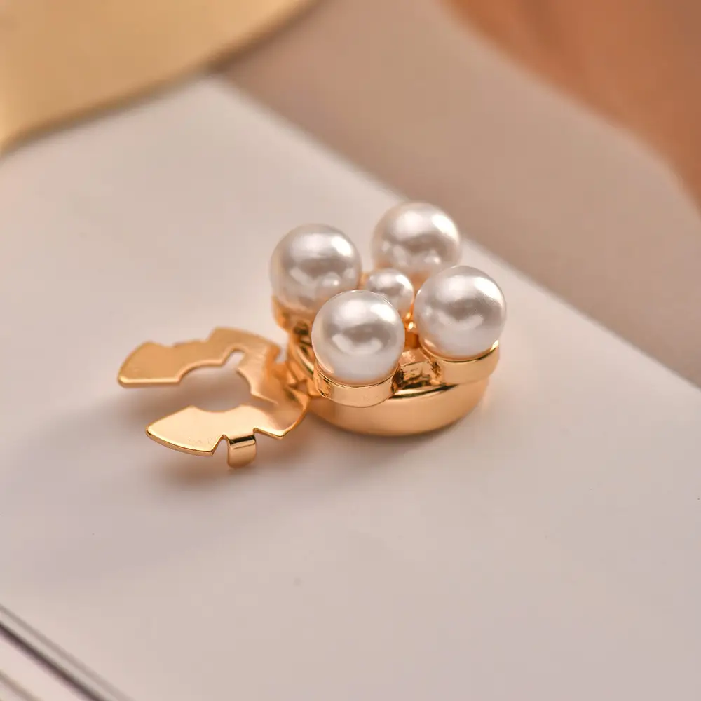 Korean Style Pearl Shirt Cufflinks