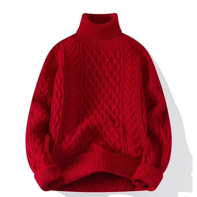 Sleek High Neck Sweater With A Minimalist Design