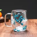 250Ml White And Blue Small Mug