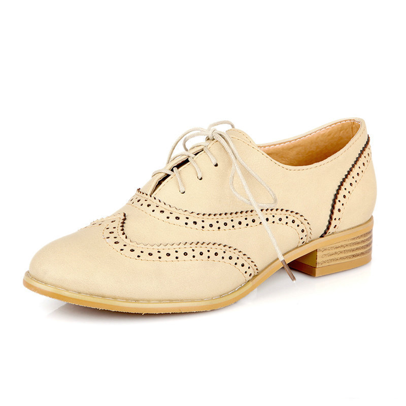 Synthetic Leather Oxford Flats, picture 6 of 7