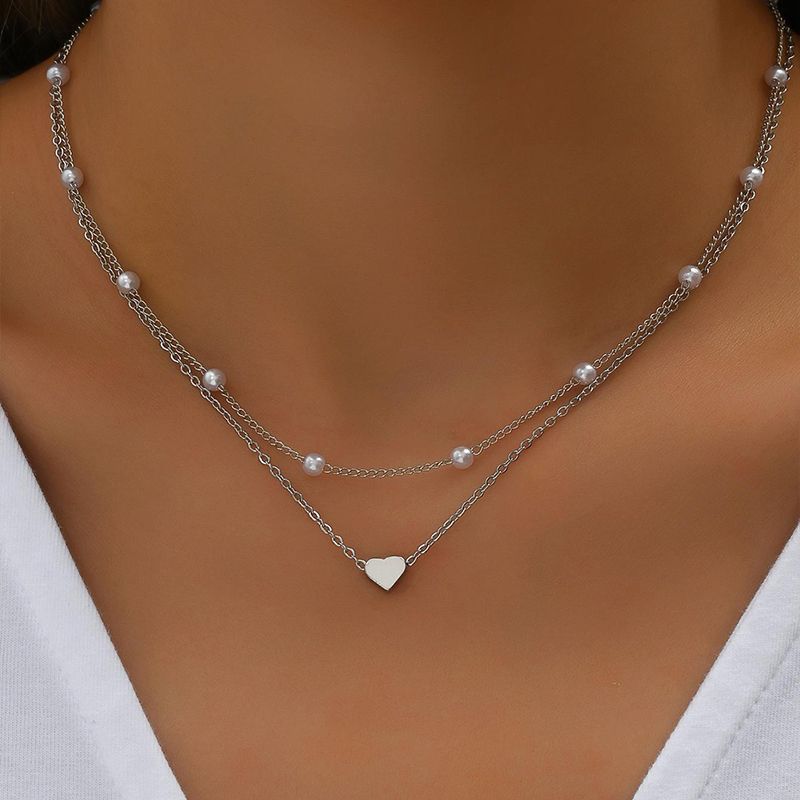 Womens Retro Alloy Layered Clavicle Necklace - Image 6
