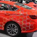 Reflective Car Body Stickers Hexagon Pattern view 1