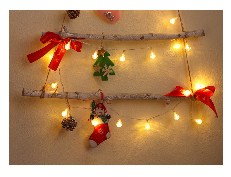 Title 7, Wall Luminous Non-woven Christmas Tree Window D...