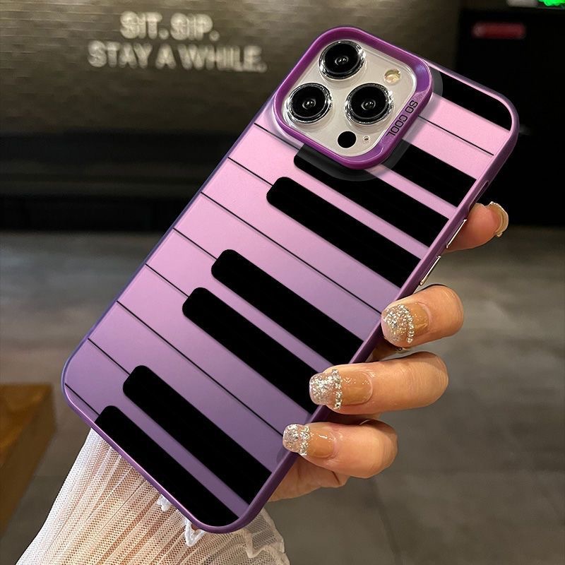 Black And White Piano Key-themed Phone Case