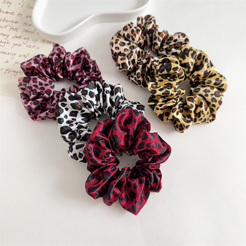 Title 2, Pure Satin Fabric Large Intestine Hair Ring Wom...