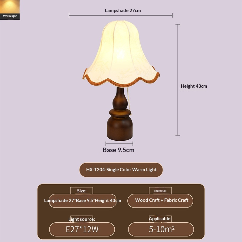 Wood Table Lamp, picture 7 of 8