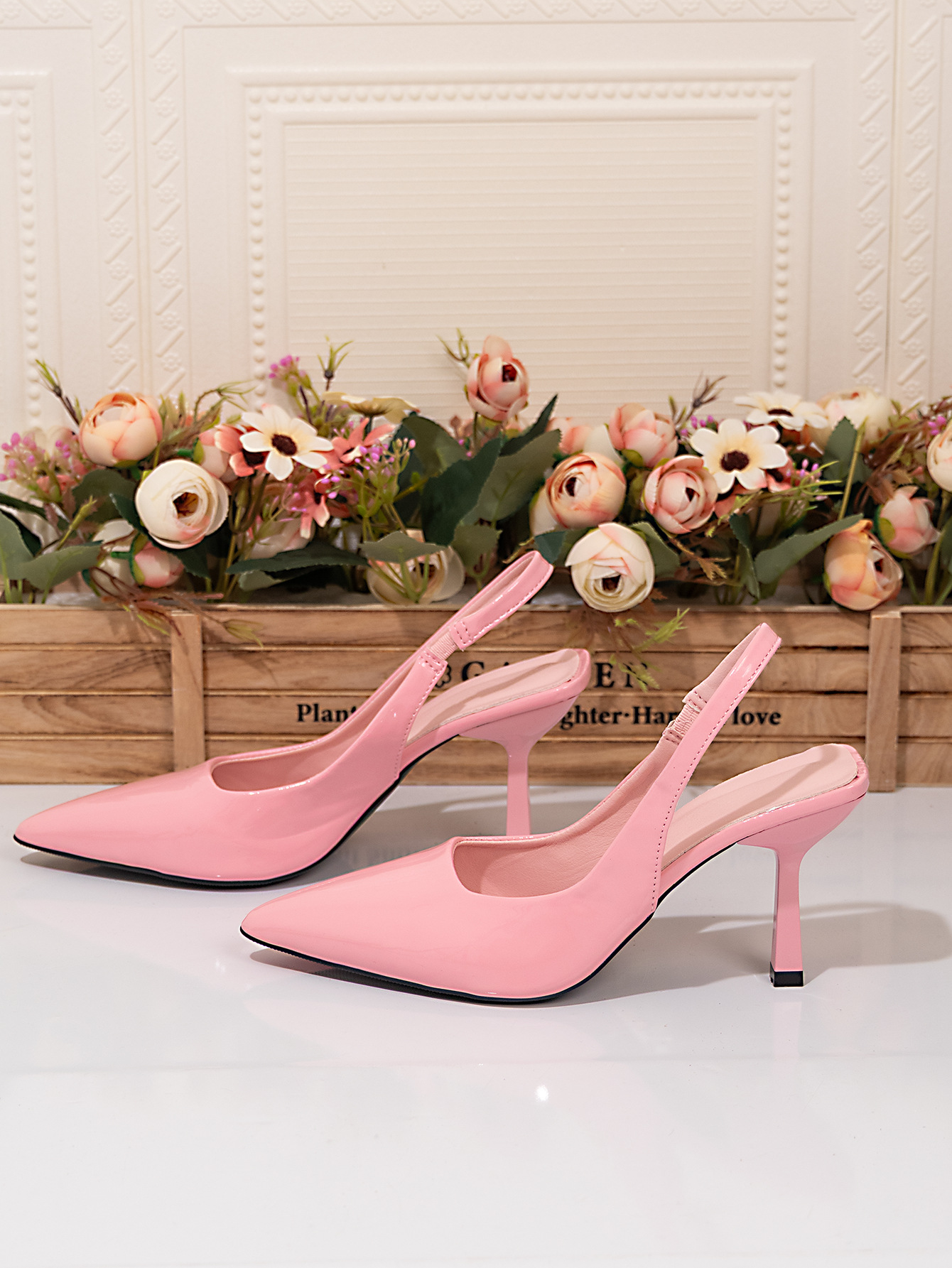 Women's Pointed-Toe Stiletto Heels in Beige – Sarah Express