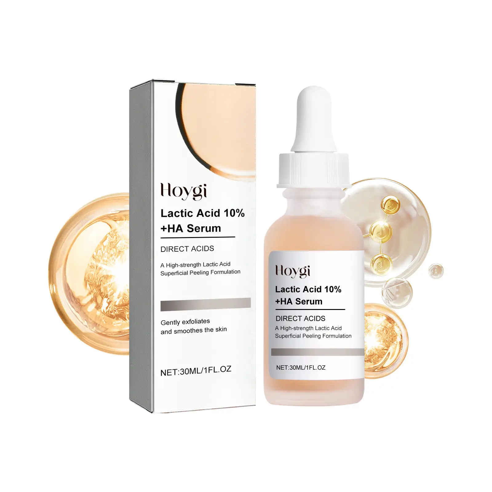 Hoygi Lactic Acid Facial Essence Desalting PIMPLE Acne Anti-wrinkle Nourishing And Hydrating