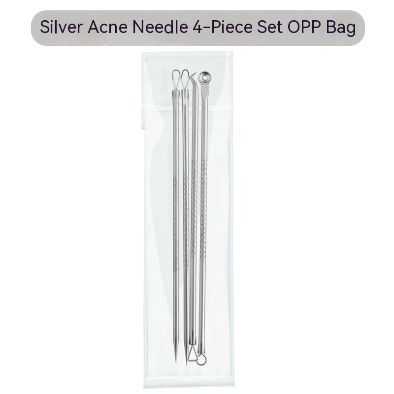 Silver 4 Piece Set OPP Bag