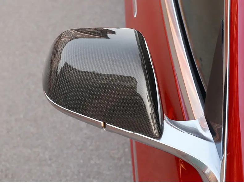 Carbon Fiber Rear View Mirror Cover Modification