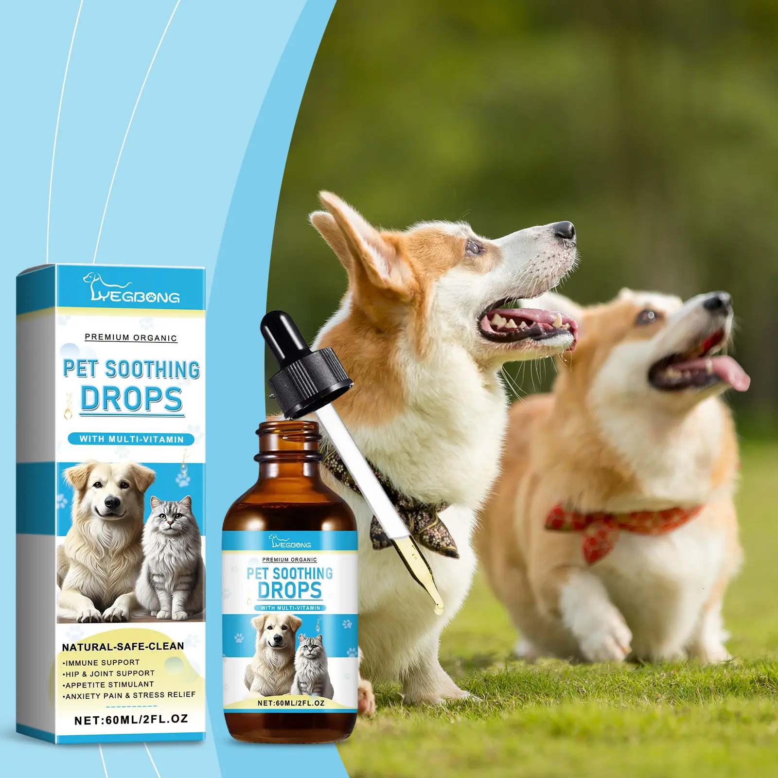 Pet Care Drops Enhance Immunity Dog Nutrition