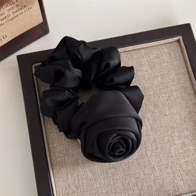 Vintage Satin Headband Hair Ring Hair Accessories New Black - Shop at LoveMi