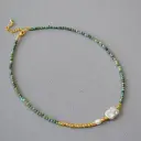 Irregular Geometric Rectangular Baroque Necklace And Bracelet For Women view 4