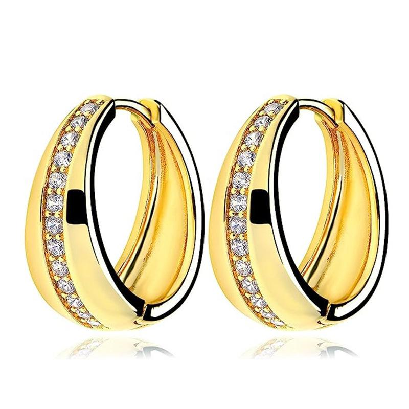 French-style Teardrop U-shaped Earrings For Women