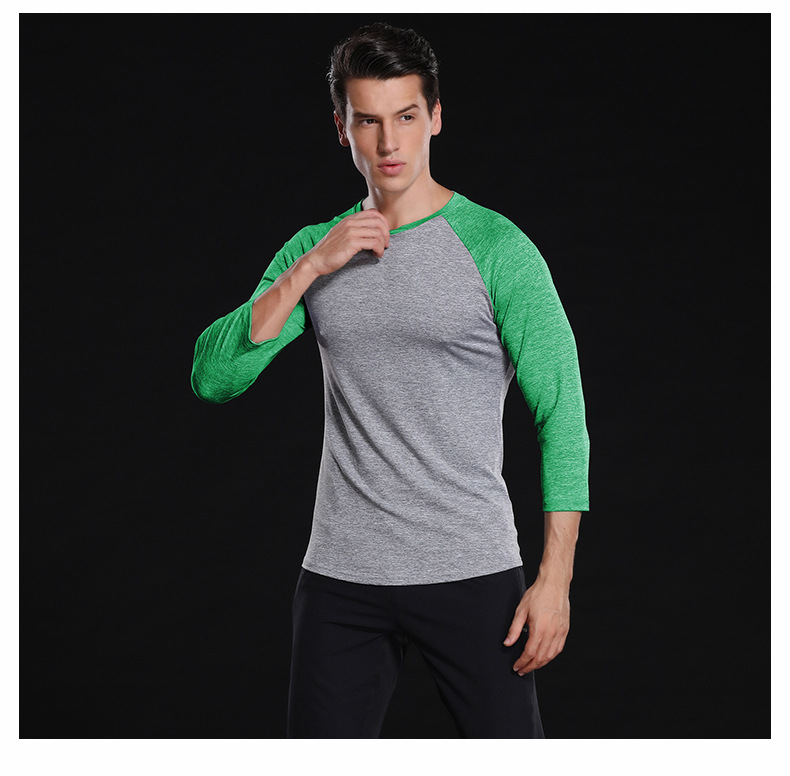 Title 4, Color matching contrast slim outdoor t-shirt