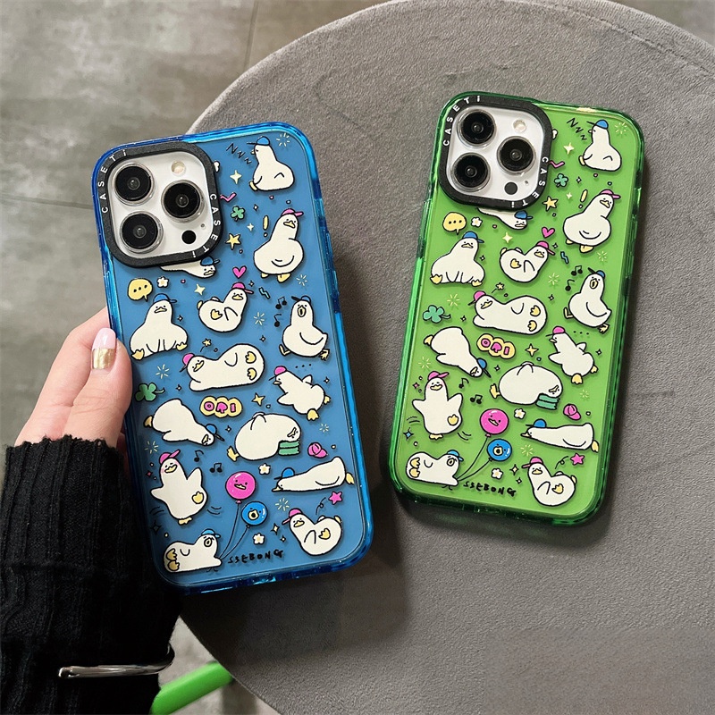 Funda anti caída Little Duck creativa para celular