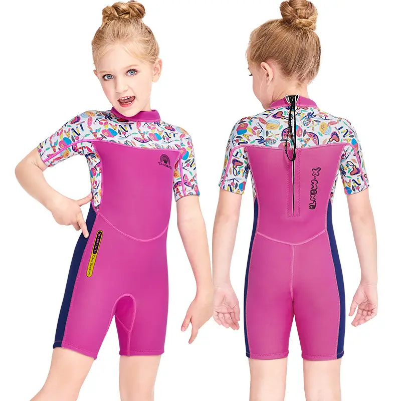 Short Sleeve Swimsuit Sun Protection Quick-drying Jellyfish Diving Suit