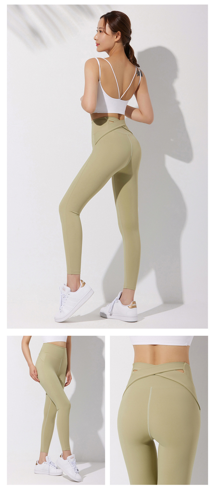 Title 5, Neue High Waist Yoga Damen Peach Hip Sport Legg...