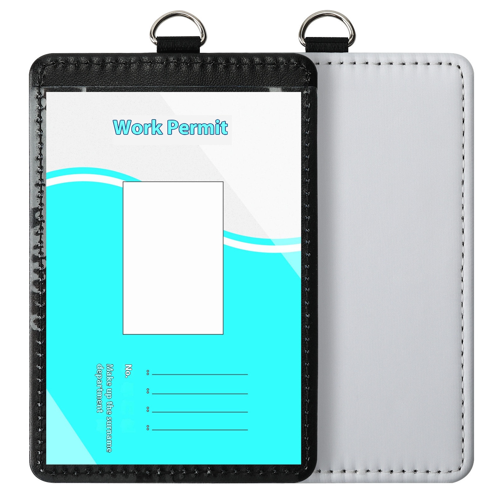 Heat Transfer Work Permit Sublimation Luggage Tag