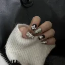 Black Gold Frosted Surface