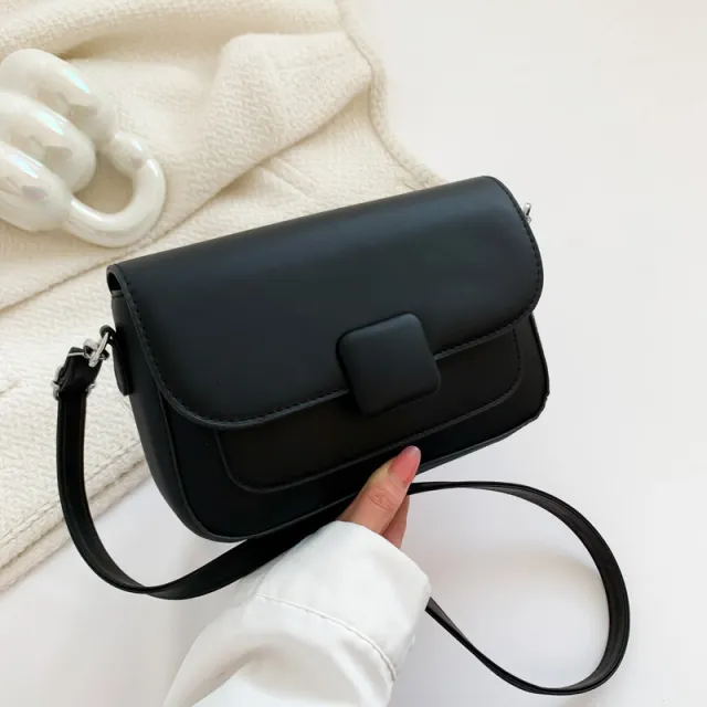 Summer Trendy Korean Style Shoulder Bag Casual Crossbody Bag Black - Shop at LoveMi