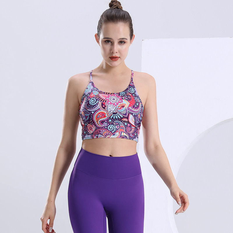 Roland Purple Print Top