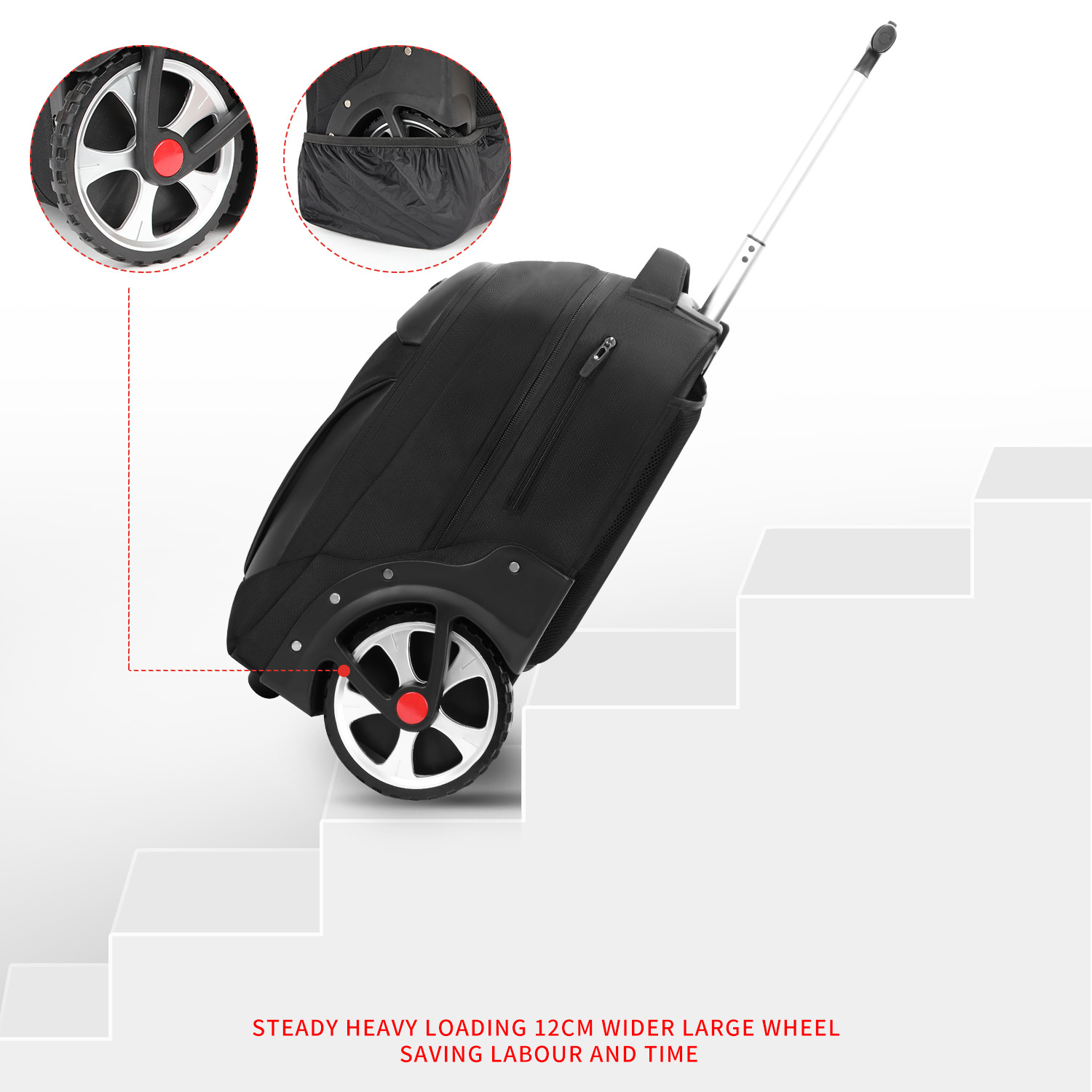 Large-capacity 18-inch Load-reducing Trolley Bag