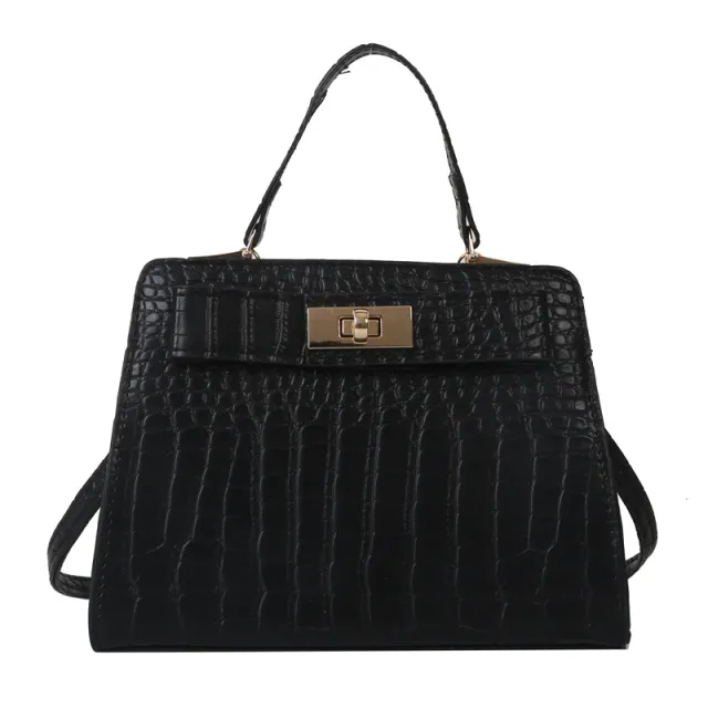 Fashion Casual Shoulder French Minority Handbag Black - Shop at LoveMi