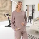 European And American Autumn And Winter Pregnant Women Long Sleeve Nursing Hoodie view 3