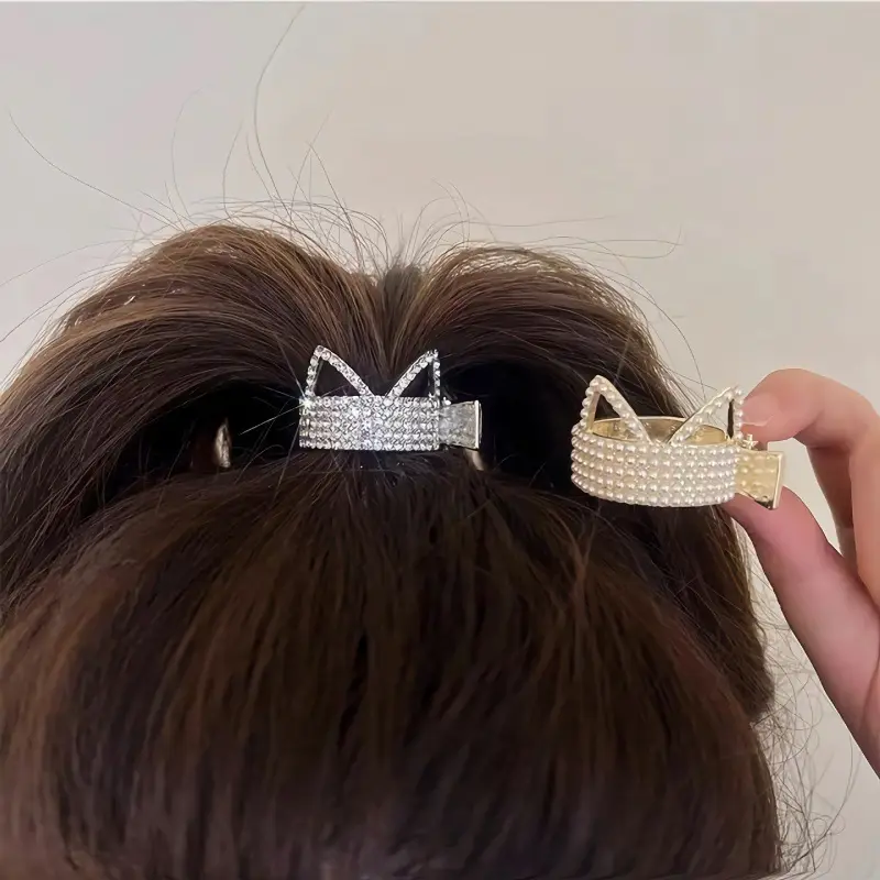 Rhinestone Anti-sagging Fixed Gadget Back Head Small