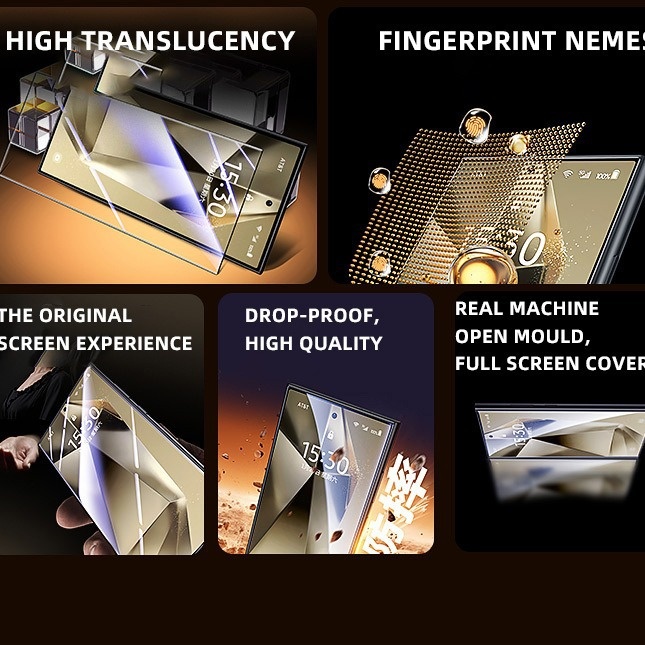 Mobile Phone Dust-free Second Fingerprint Second Unlock Tempered Film