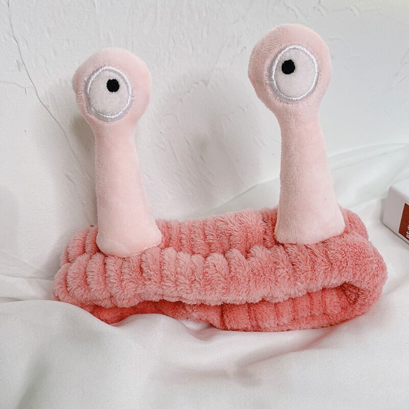 Simple Cute Funny Creative Snail Washing Face Hair Band