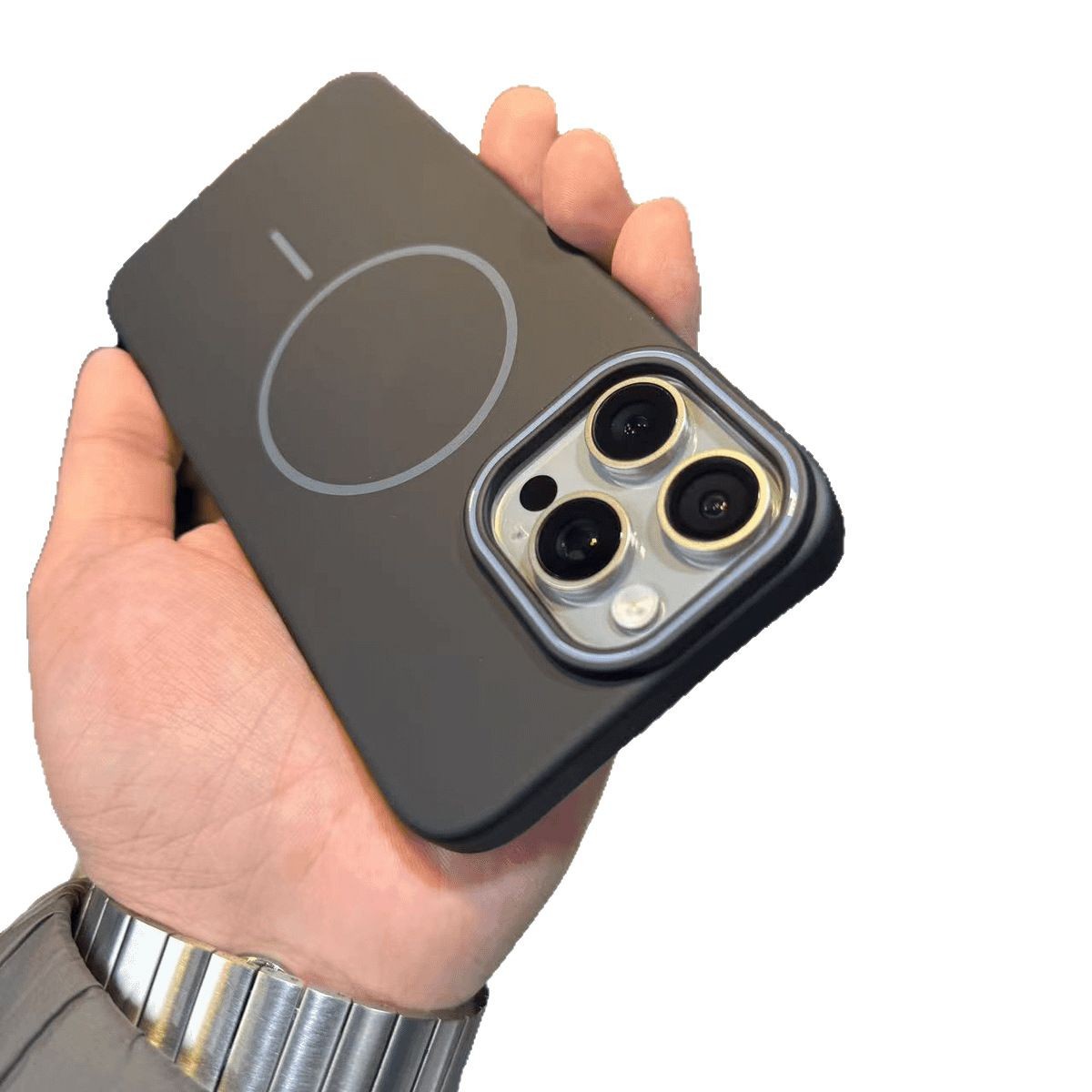 Soft Fine Circle Magnetic Phone Case