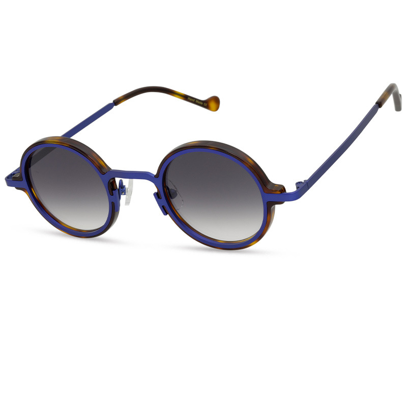 Retro Special Multicolor Niche Round Frame Sunglasses Neutral - Image 4