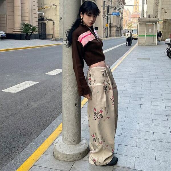 Women's Casual Loose Trousers Tide