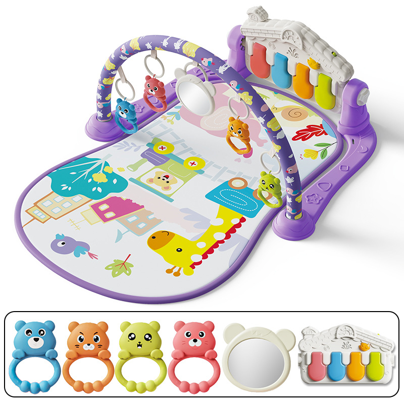 Baby Foot Piano Play Mat Early Education Musical Rattle — foto 17