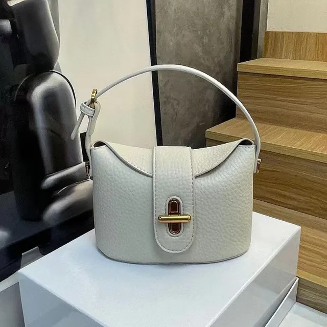 Underarm Bag Casual Fashion Shoulder Handbag Cream - Shop at LoveMi