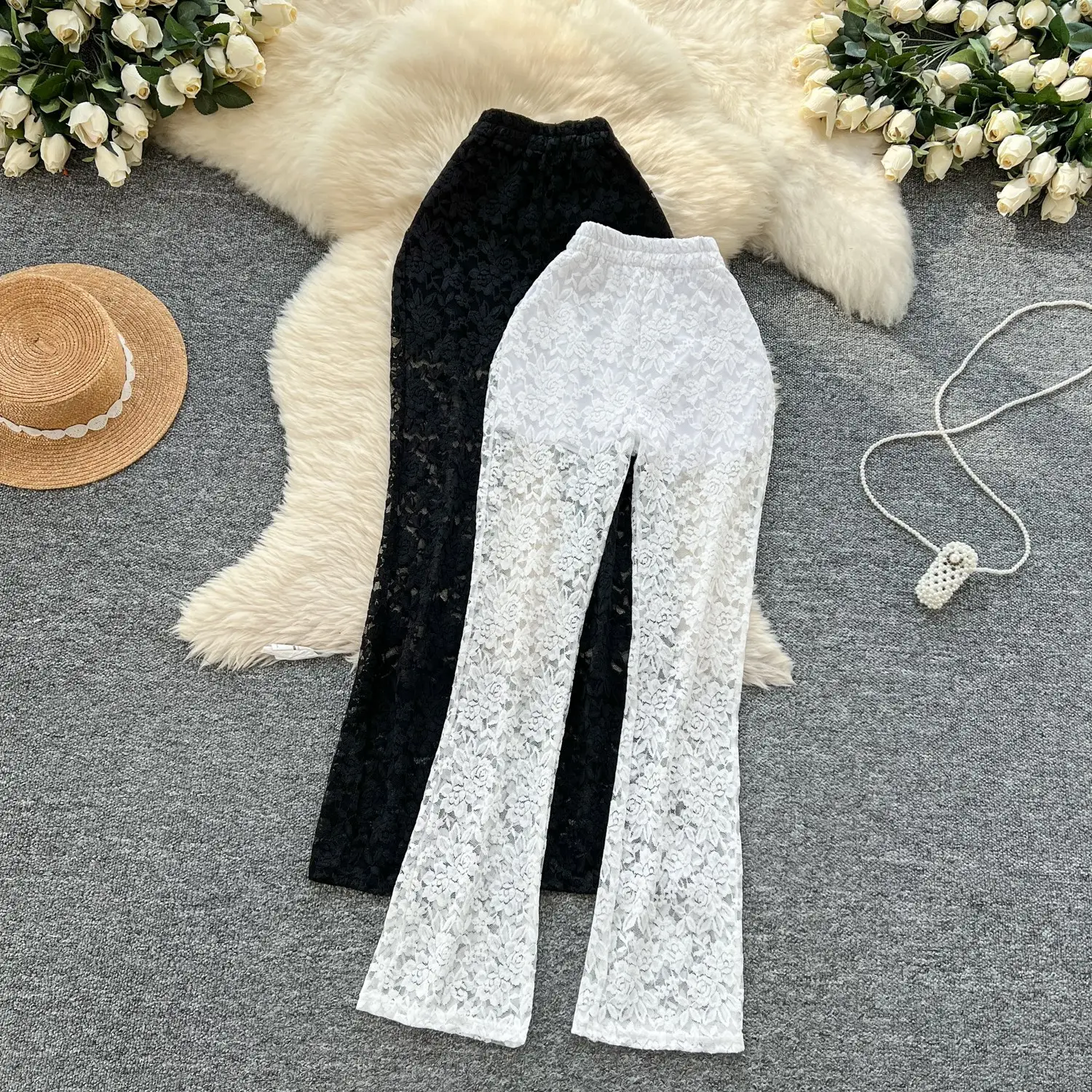 Pure And Alluring Versatile Thin Sheer Lace