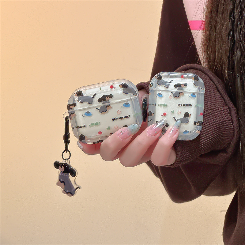 Creative Personality Cartoon Sweater Sausage Dog Bluetooth Headset Pro Protective Cover - Image 8