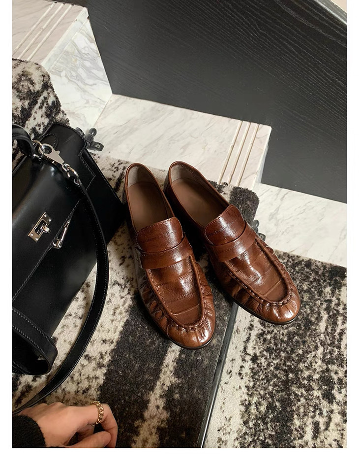 Pleated Slip-On Loafers, picture 4 of 4