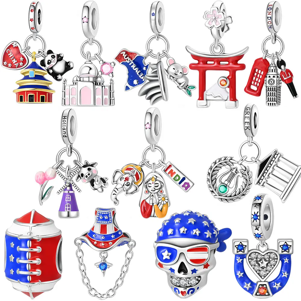 Architectural Scenery DIY Bead Bracelet Accessories