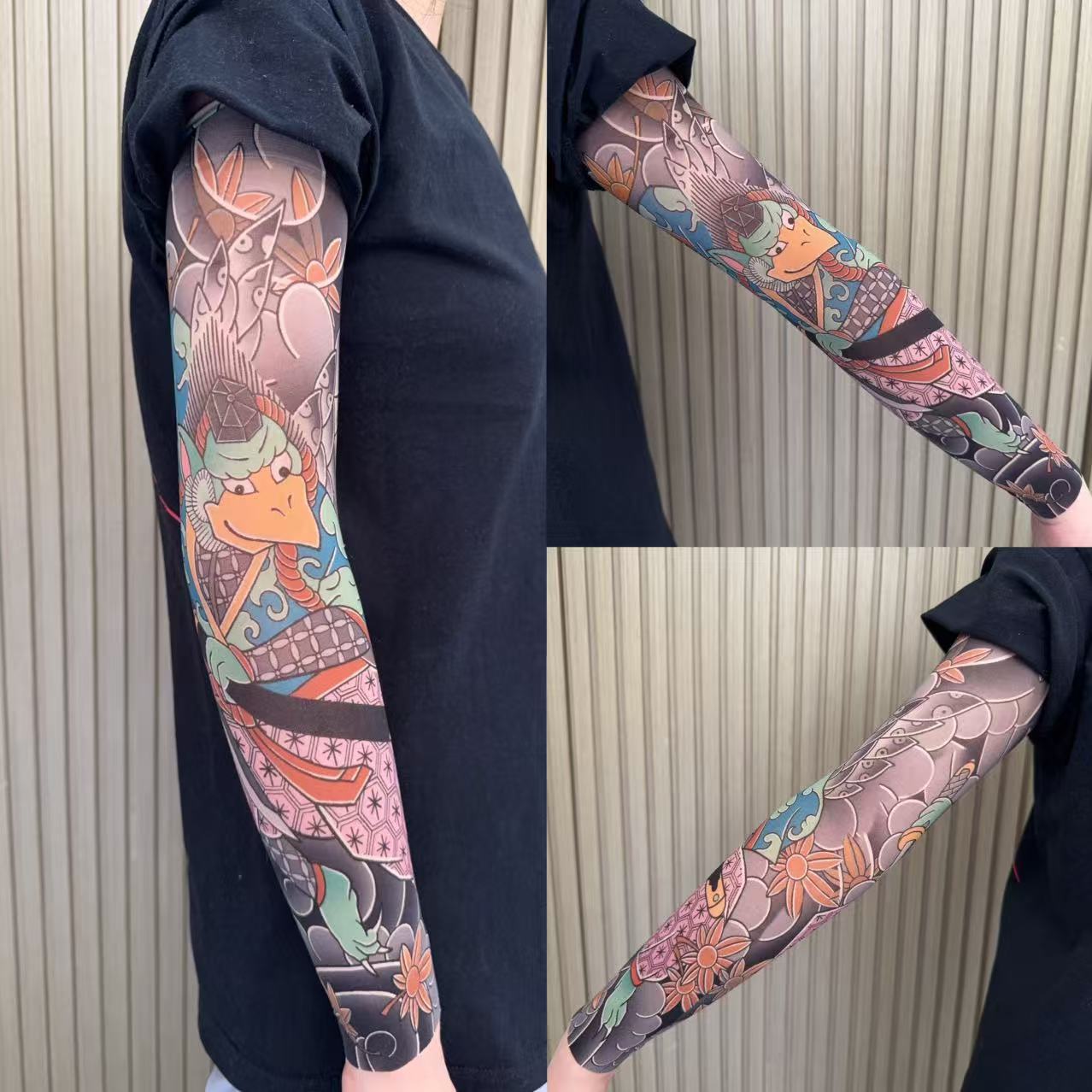 Flower Arm Sun Protection Ice Sleeve Unisex