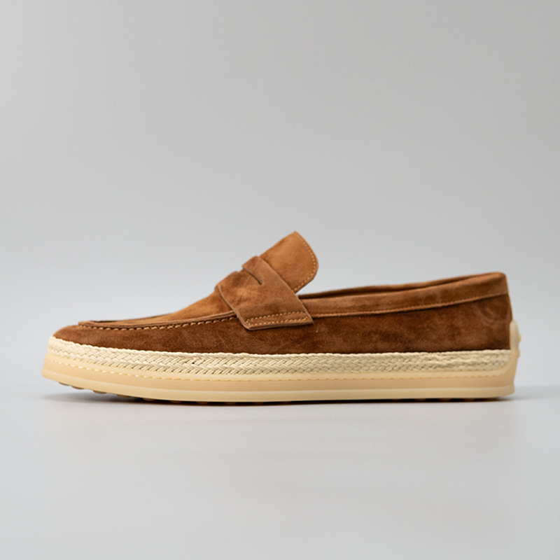 Mens Straw-soled Handmade Business Shoes
