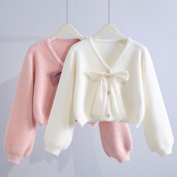 Short Artificial Mink Fur Sweater Coat