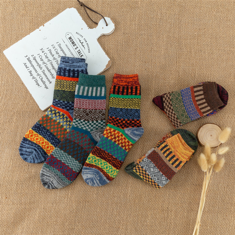 Title 6, New Womens Thickened Warm Rabbit Wool Socks Li...