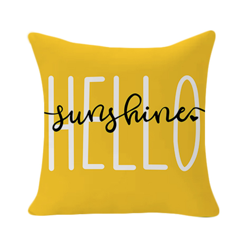 Chic Velvet Plant-Print Home Decor Throw Pillow Cover